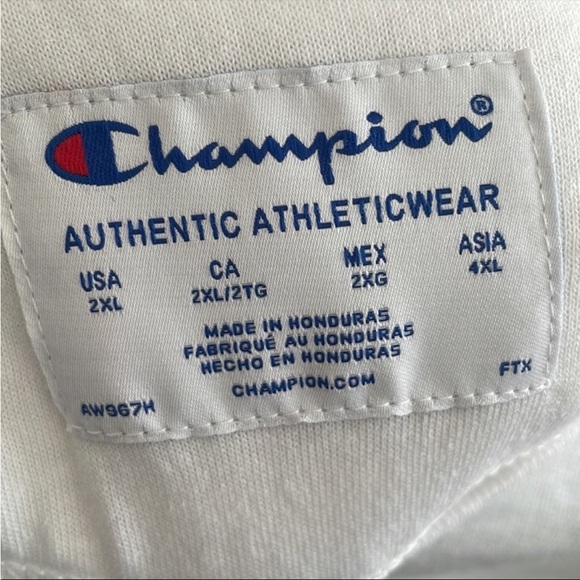 NWT Champion Women's Powerblend Crew, Graphic, White - Picture 6 of 7